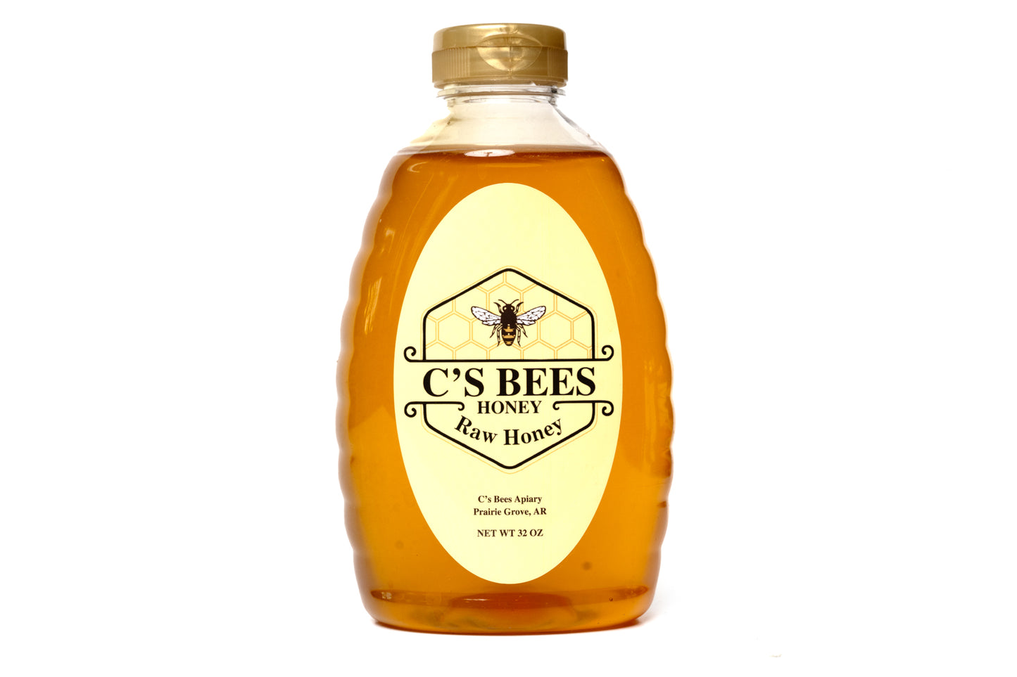 32 oz Squeeze Bottle (Raw Honey)