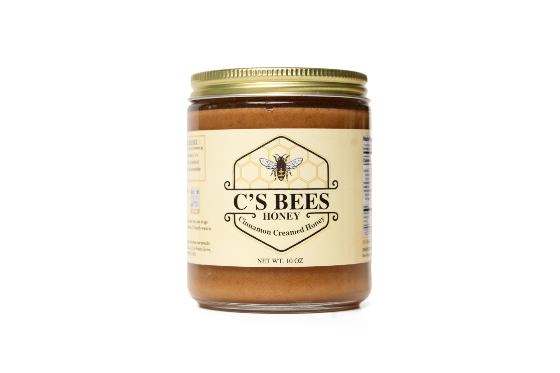 10 oz Creamed Honey – C's Bees Honey & Beekeeping Supply